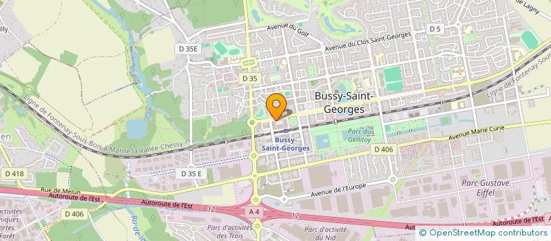 localisation de l'entreprise 812 295 889   BUSSY-SAINT-GEORGES