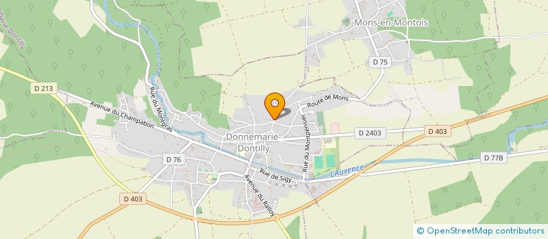 localisation de l'entreprise 812 303 832   DONNEMARIE-DONTILLY