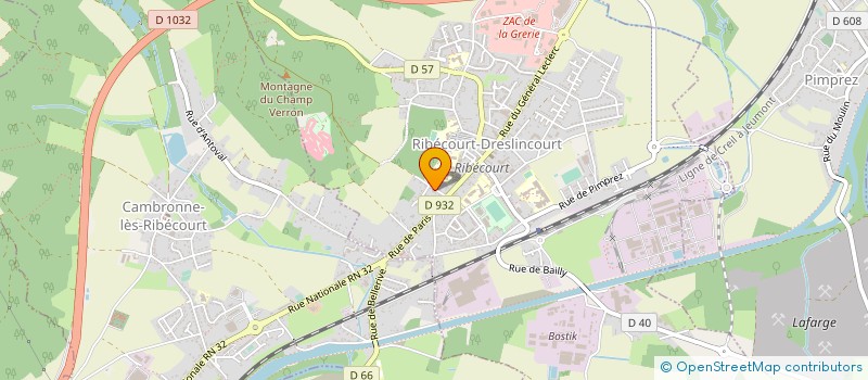 localisation de l'entreprise 812 369 353   RIBECOURT-DRESLINCOURT