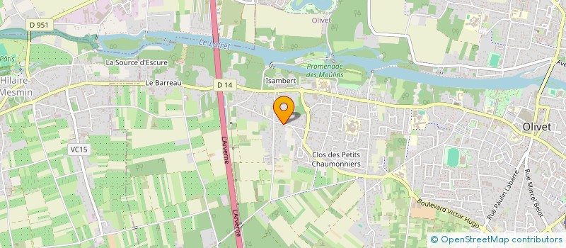 localisation de l'entreprise 812 391 563 à OLIVET