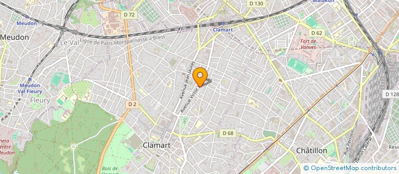 localisation de l'entreprise 812 448 207 à CLAMART