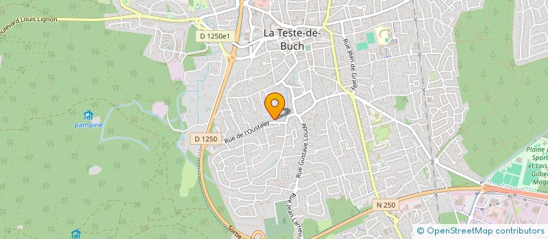 localisation de l'entreprise 812 457 398  à LA TESTE-DE-BUCH