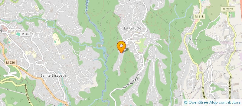 localisation de l'entreprise 812 539 203   LA GAUDE