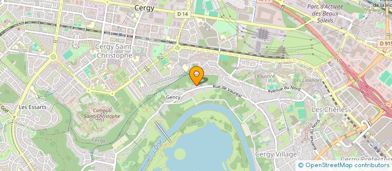 localisation de l'entreprise 812 543 791 à CERGY