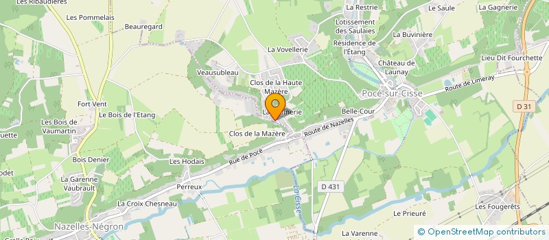 localisation de l'entreprise 812 608 479   POCE-SUR-CISSE