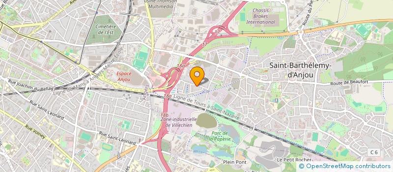 localisation de l'entreprise 812 637 676  à SAINT-BARTHELEMY-D'ANJOU