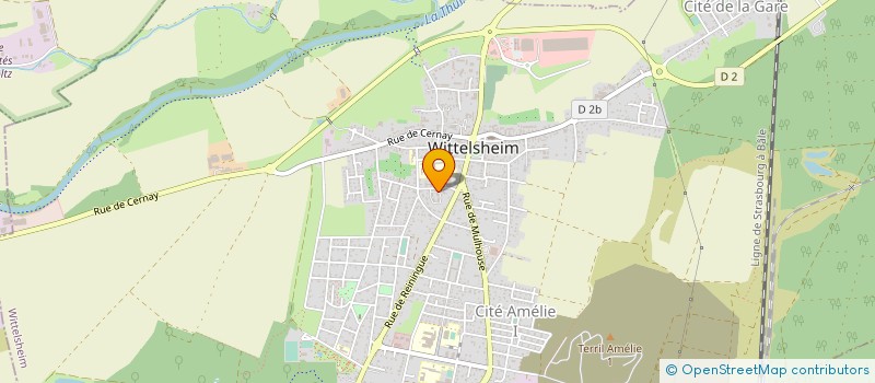 localisation de l'entreprise 812 643 039   CERNAY