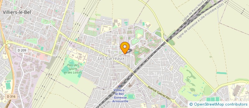 localisation de l'entreprise 812 658 318   VILLIERS-LE-BEL