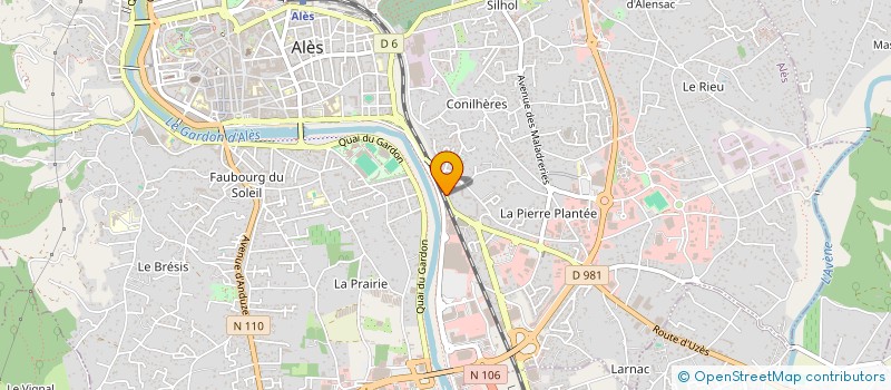 localisation de l'entreprise 812 661 163   ALES