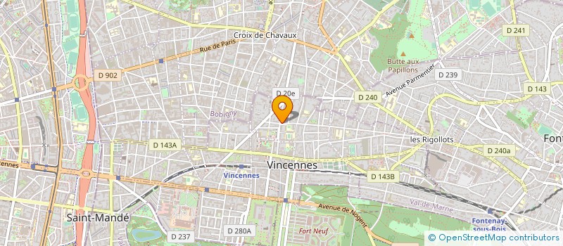localisation de l'entreprise 812 667 368 à VINCENNES