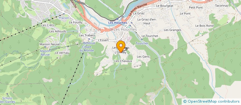 localisation de l'entreprise 812 689 701 à LES HOUCHES