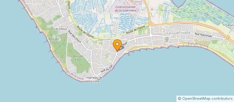 localisation de l'entreprise 812 697 563   LA GUERINIERE