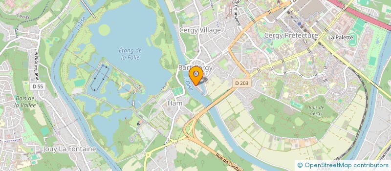 localisation de l'entreprise 812 711 778   CERGY