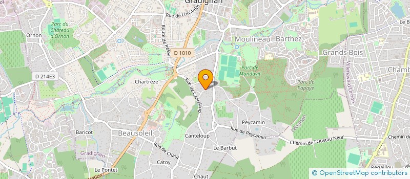 localisation de l'entreprise 812 712 305   GRADIGNAN