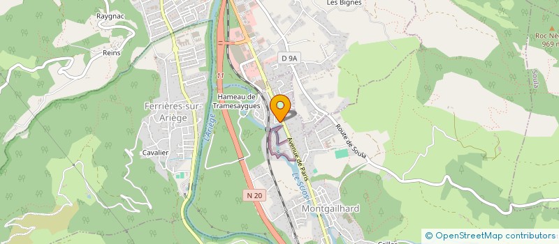 localisation de l'entreprise 812 722 676 à FOIX