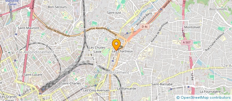 localisation de l'entreprise 812 751 436   LA PENNE-SUR-HUVEAUNE