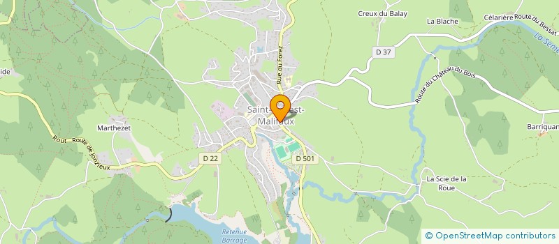 localisation de l'entreprise 812 782 878   SAINT-GENEST-MALIFAUX