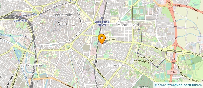 localisation de l'entreprise 812 792 307 à DIJON