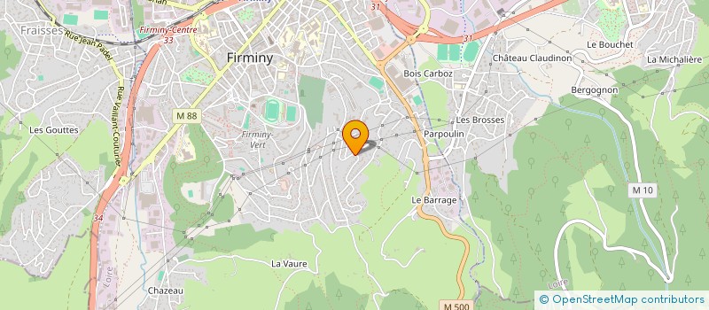 localisation de l'entreprise 812 800 316   FIRMINY