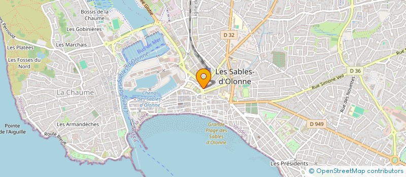 localisation de l'entreprise 812 859 700  à LES SABLES D'OLONNE