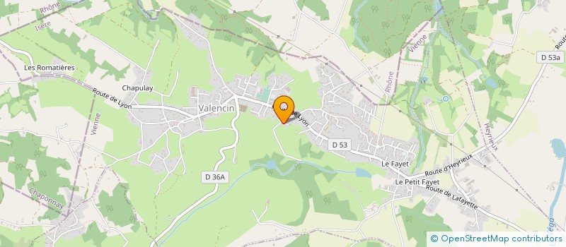 localisation de l'entreprise 812 888 519   VALENCIN