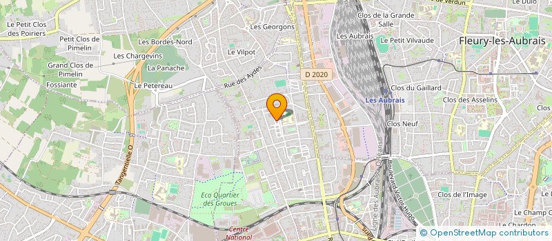 localisation de l'entreprise 812 888 832 à EPIEDS-EN-BEAUCE