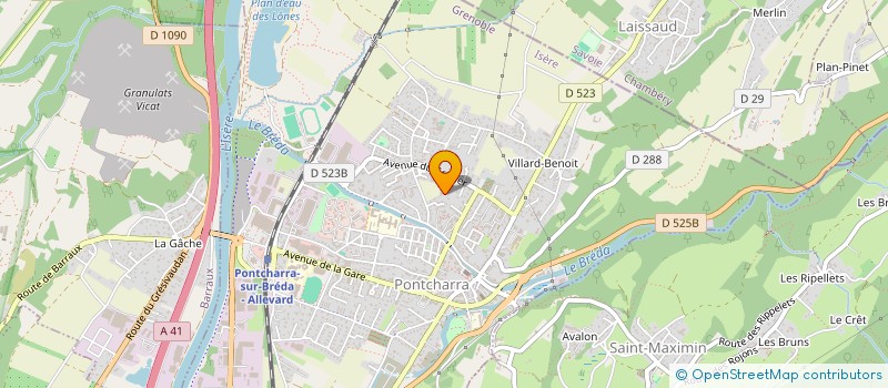 localisation de l'entreprise 812 912 756  à PONTCHARRA