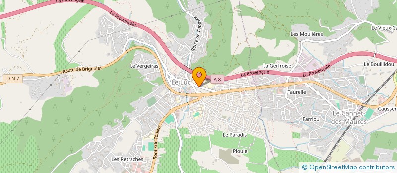 localisation de l'entreprise 812 955 375   LE LUC