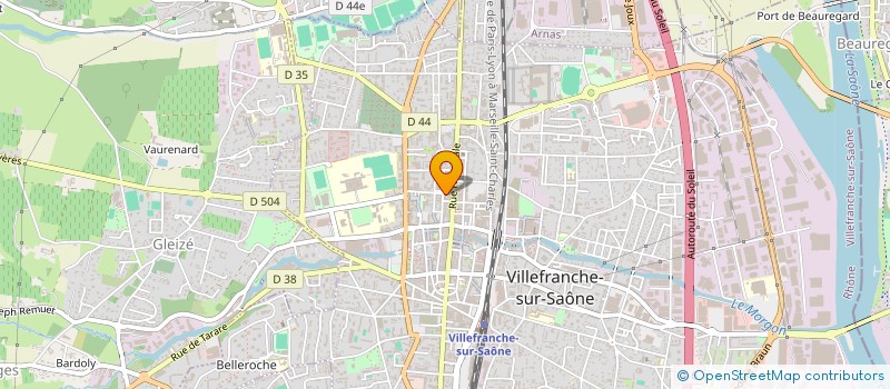 localisation de l'entreprise 812 972 008   VILLEFRANCHE-SUR-SAONE