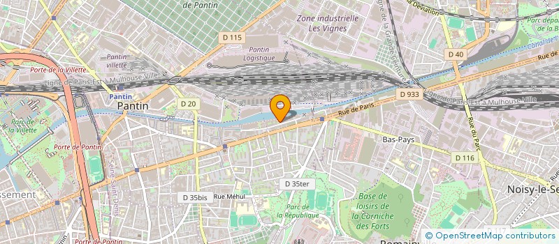localisation de l'entreprise 812 978 609 à PANTIN