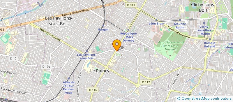 localisation de l'entreprise 812 CAR à LE RAINCY