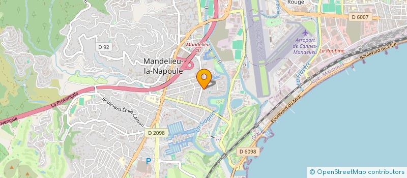 localisation de l'entreprise 813 009 289 à MANDELIEU-LA-NAPOULE