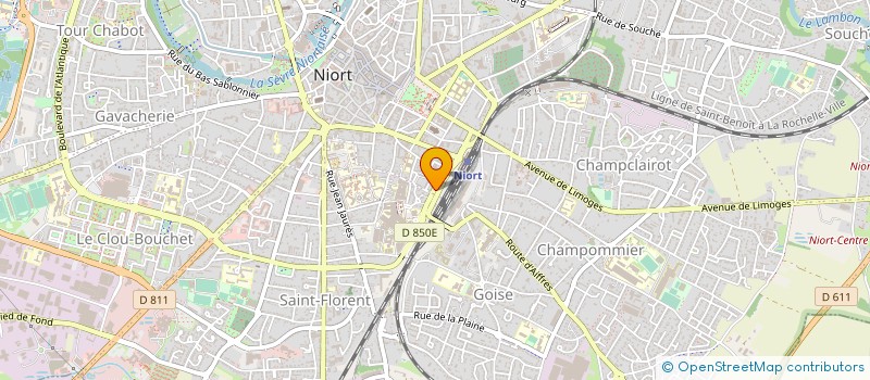 localisation de l'entreprise 813 014 610   NIORT