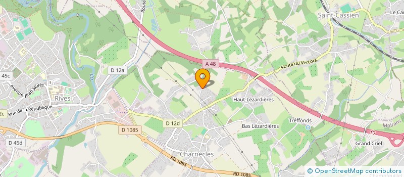 localisation de l'entreprise 813 015 468 à VOIRON