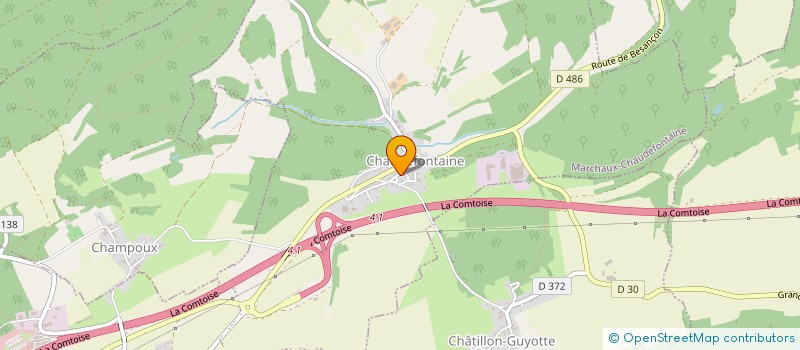 localisation de l'entreprise 813 016 037   CRESANCEY