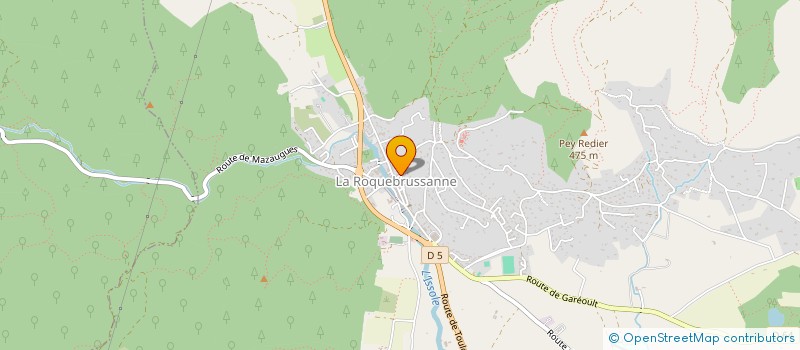 localisation de l'entreprise 813 030 046   LA ROQUEBRUSSANNE