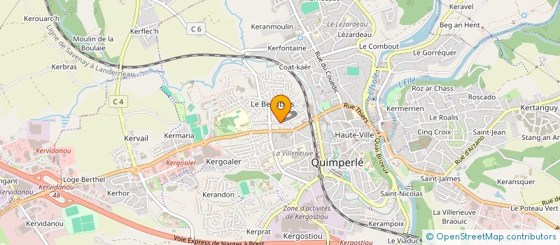 localisation de l'entreprise 813 031 184   QUIMPERLE