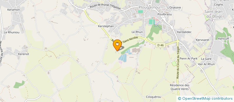 localisation de l'entreprise 813 054 012   PLOUGASNOU