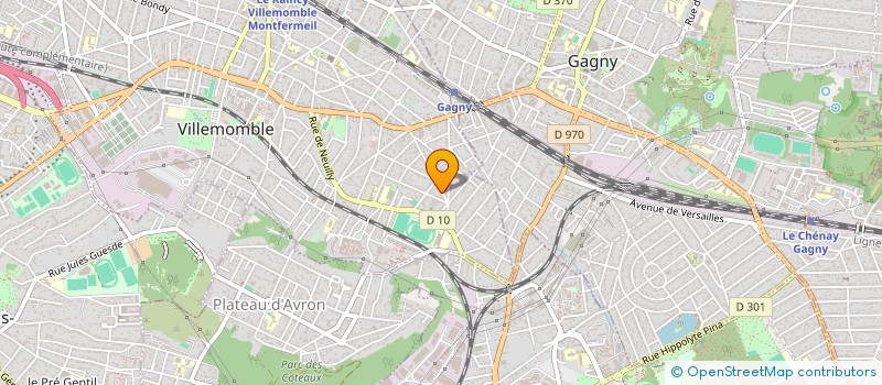 localisation de l'entreprise 813 059 078   VILLEMOMBLE