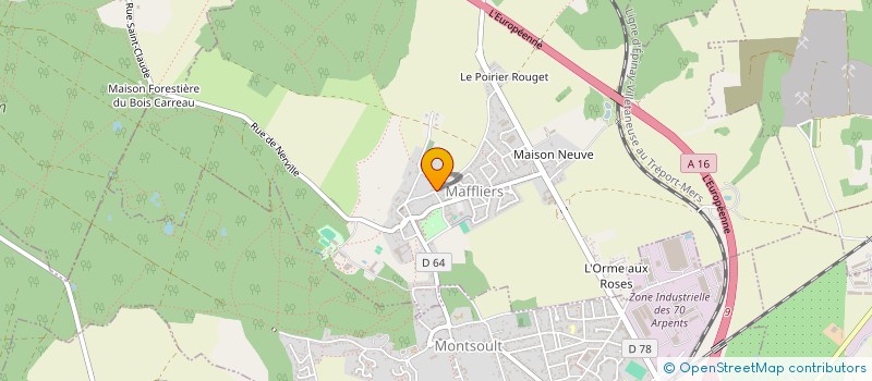 localisation de l'entreprise 813 100 062   MAFFLIERS