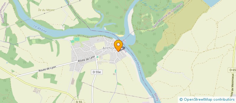 localisation de l'entreprise 813 127 875   ANTHON