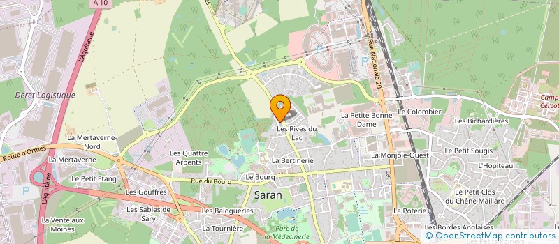 localisation de l'entreprise 813 132 867   SARAN