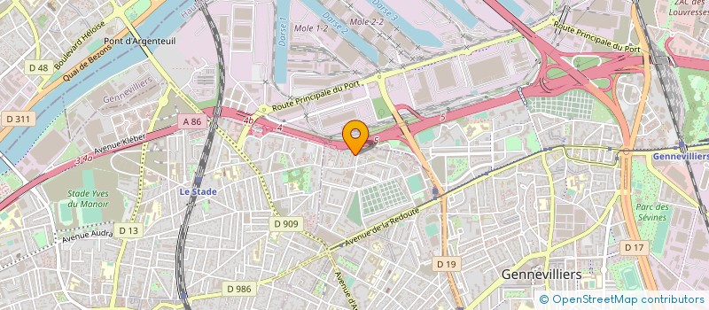 localisation de l'entreprise 813 133 279 à ASNIERES-SUR-SEINE