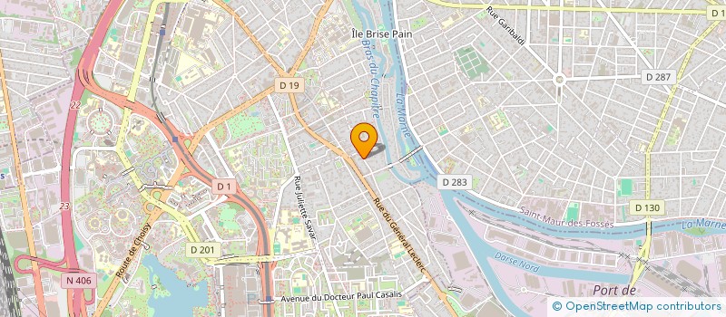 localisation de l'entreprise 813 133 709   CRETEIL