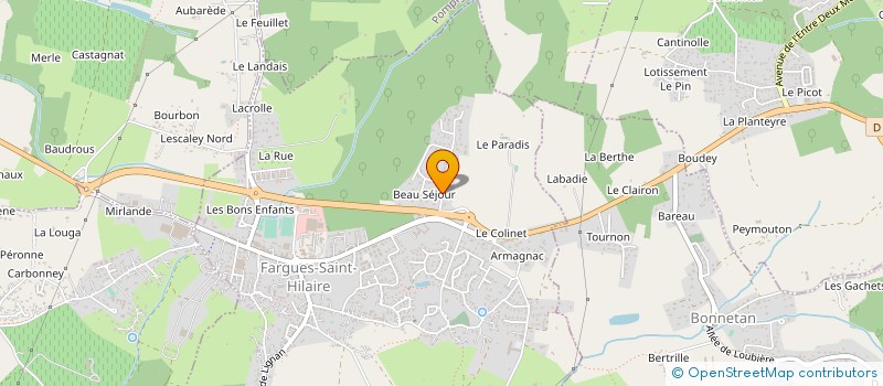 localisation de l'entreprise 813 152 667   FARGUES-SAINT-HILAIRE