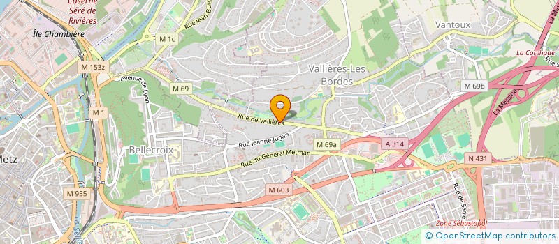 localisation de l'entreprise 813 177 268   METZ