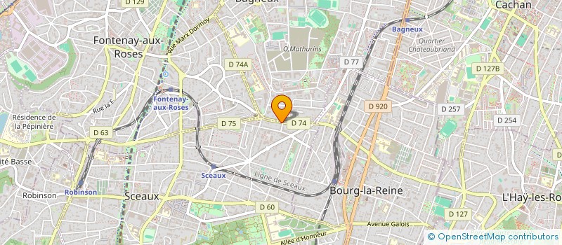 localisation de l'entreprise 813 214 095 à SCEAUX
