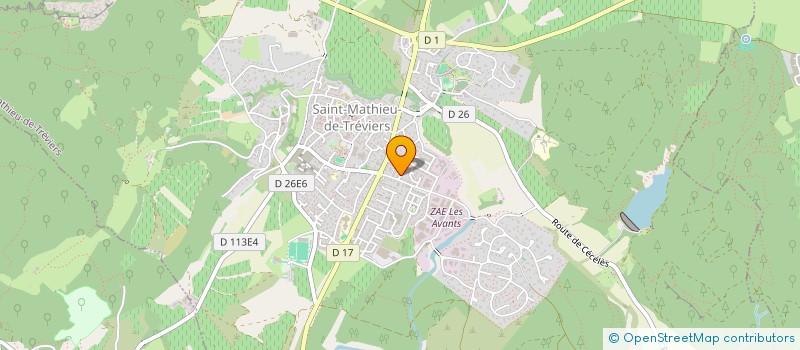 localisation de l'entreprise 813 214 921   SAINT-MATHIEU-DE-TREVIERS