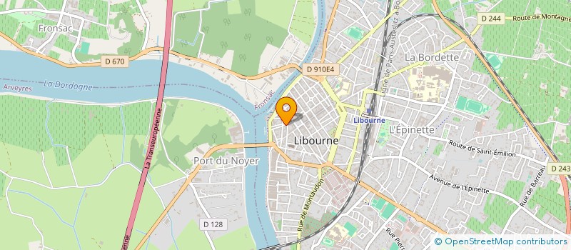 localisation de l'entreprise 813 218 443   COUTRAS