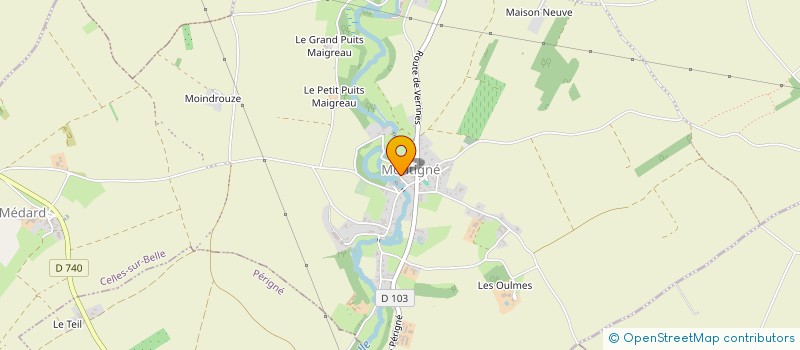 localisation de l'entreprise 813 221 207   CELLES-SUR-BELLE